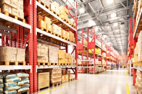 Fonctionnement entrepots logistique Q4 2021